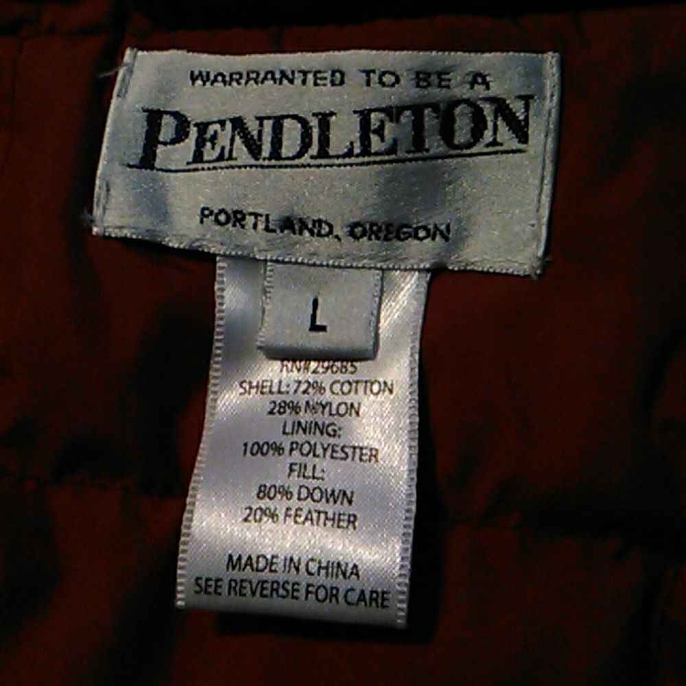Pendleton Zip Frontdownvest. Holiday - image 5